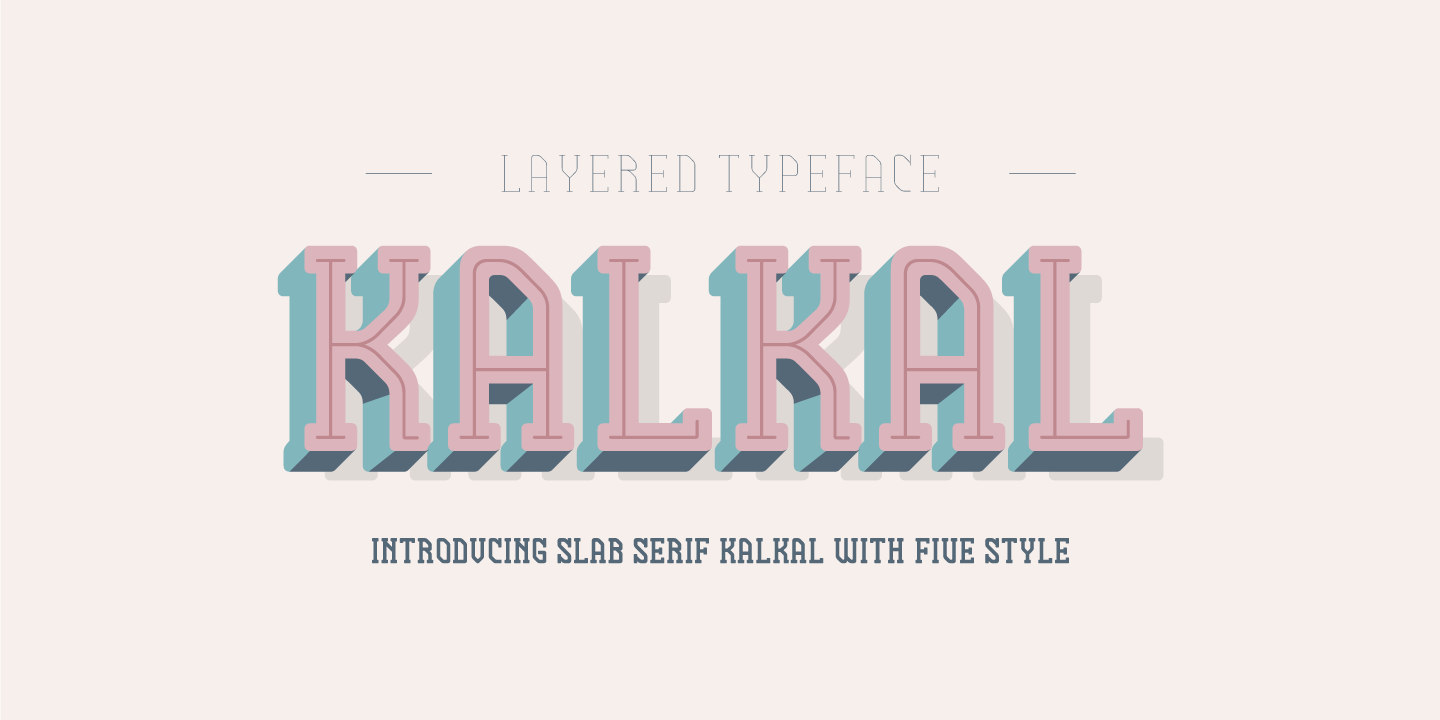 Example font Kalkal #1